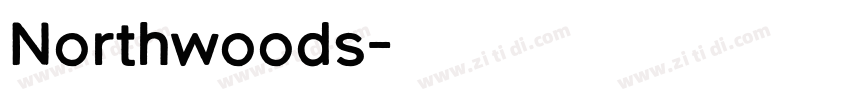 Northwoods字体转换