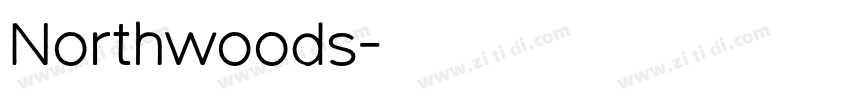 Northwoods字体转换