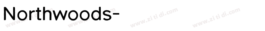 Northwoods字体转换