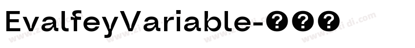 EvalfeyVariable字体转换