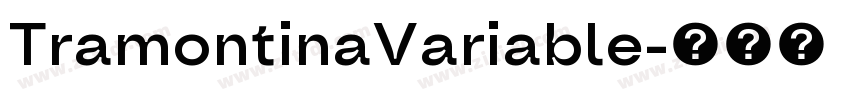 TramontinaVariable字体转换