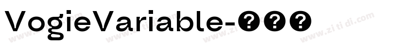 VogieVariable字体转换