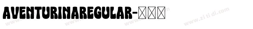 AventurinaRegular字体转换