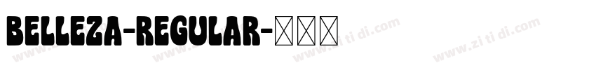 Belleza-Regular字体转换