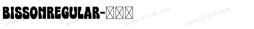 BissonRegular字体转换