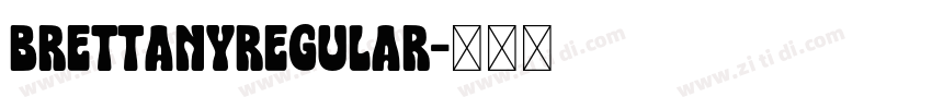 BrettanyRegular字体转换