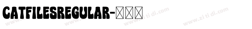 CatfilesRegular字体转换