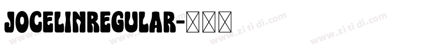 JocelinRegular字体转换