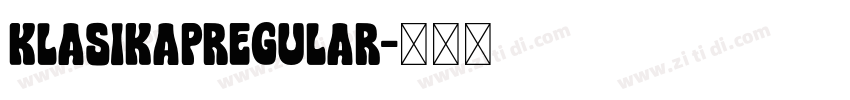 KLASIKAPRegular字体转换