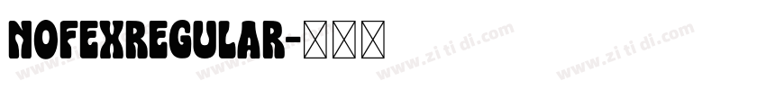 NofexRegular字体转换