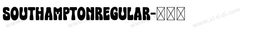 SouthamptonRegular字体转换
