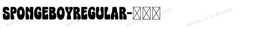 SpongeboyRegular字体转换