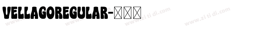 VellagoRegular字体转换