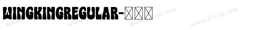WINGKINGRegular字体转换