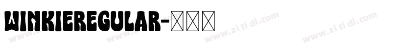 WinkieRegular字体转换