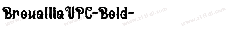 BrowalliaUPC-Bold字体转换