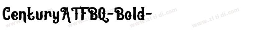 CenturyATFBQ-Bold字体转换