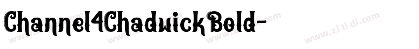 Channel4ChadwickBold字体转换