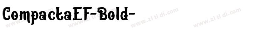 CompactaEF-Bold字体转换