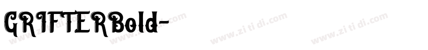 GRIFTERBold字体转换