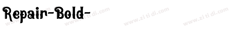 Repair-Bold字体转换