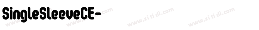 SingleSleeveCE字体转换