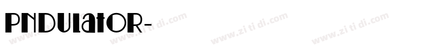 PNDulator字体转换