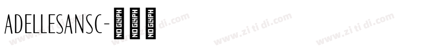 AdelleSansC字体转换