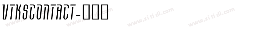 VTKSCONTACT字体转换