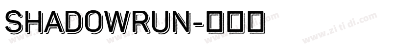 Shadowrun字体转换