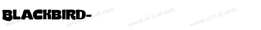 Blackbird字体转换