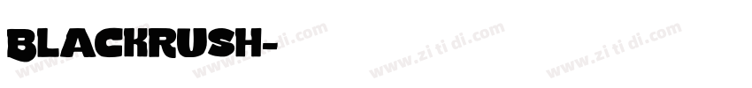 Blackrush字体转换