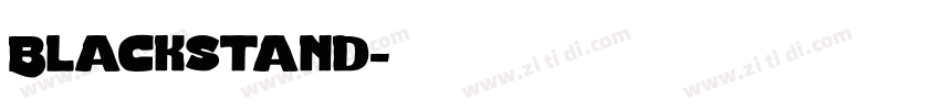 Blackstand字体转换