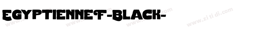 EgyptienneF-Black字体转换