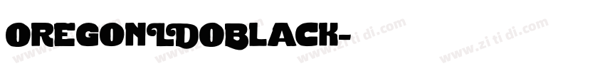 OregonLDOBlack字体转换