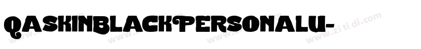 QaskinBlackPersonalU字体转换 QaskinBlackPersonalU字体转换