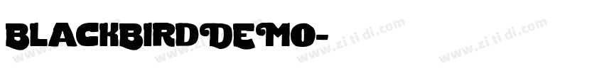 BlackBirdDEMO字体转换