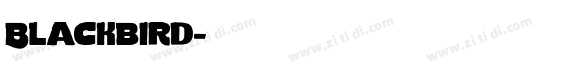 Blackbird字体转换