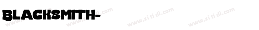 Blacksmith字体转换