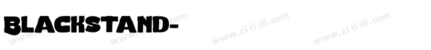 Blackstand字体转换