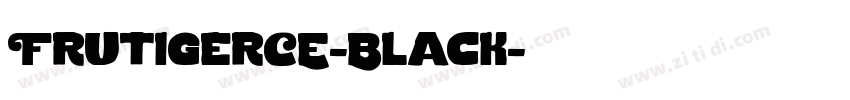 FrutigerCE-Black字体转换