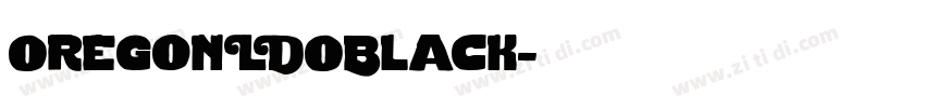 OregonLDOBlack字体转换