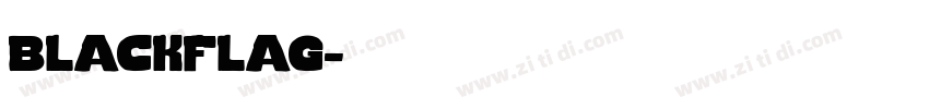 blackflag字体转换