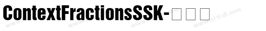 ContextFractionsSSK字体转换