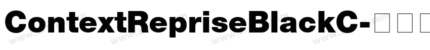 ContextRepriseBlackC字体转换
