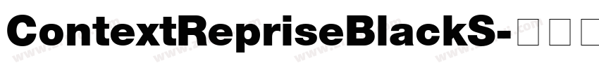 ContextRepriseBlackS字体转换