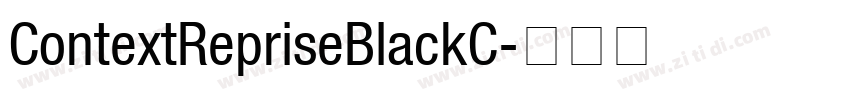 ContextRepriseBlackC字体转换