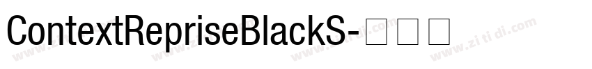 ContextRepriseBlackS字体转换