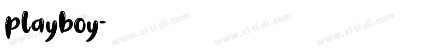 playboy字体转换