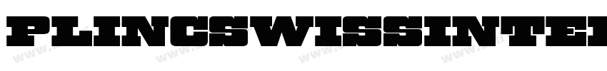 PlincSwissInterlock字体转换